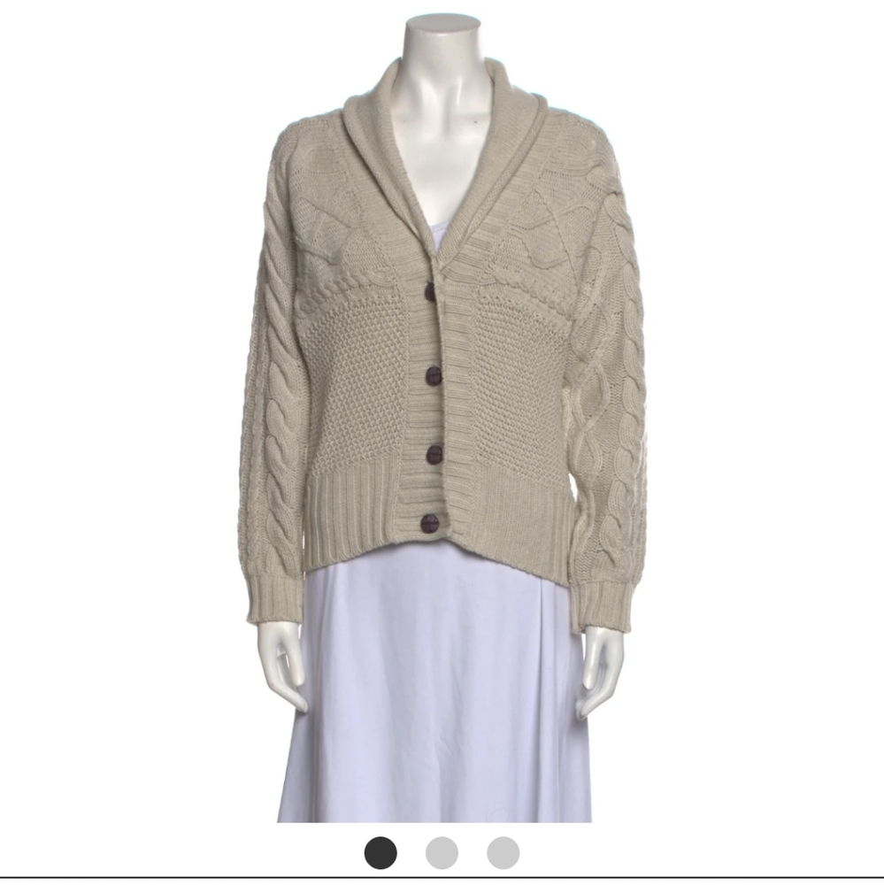 Weekend Max Mara neutral cardigan
